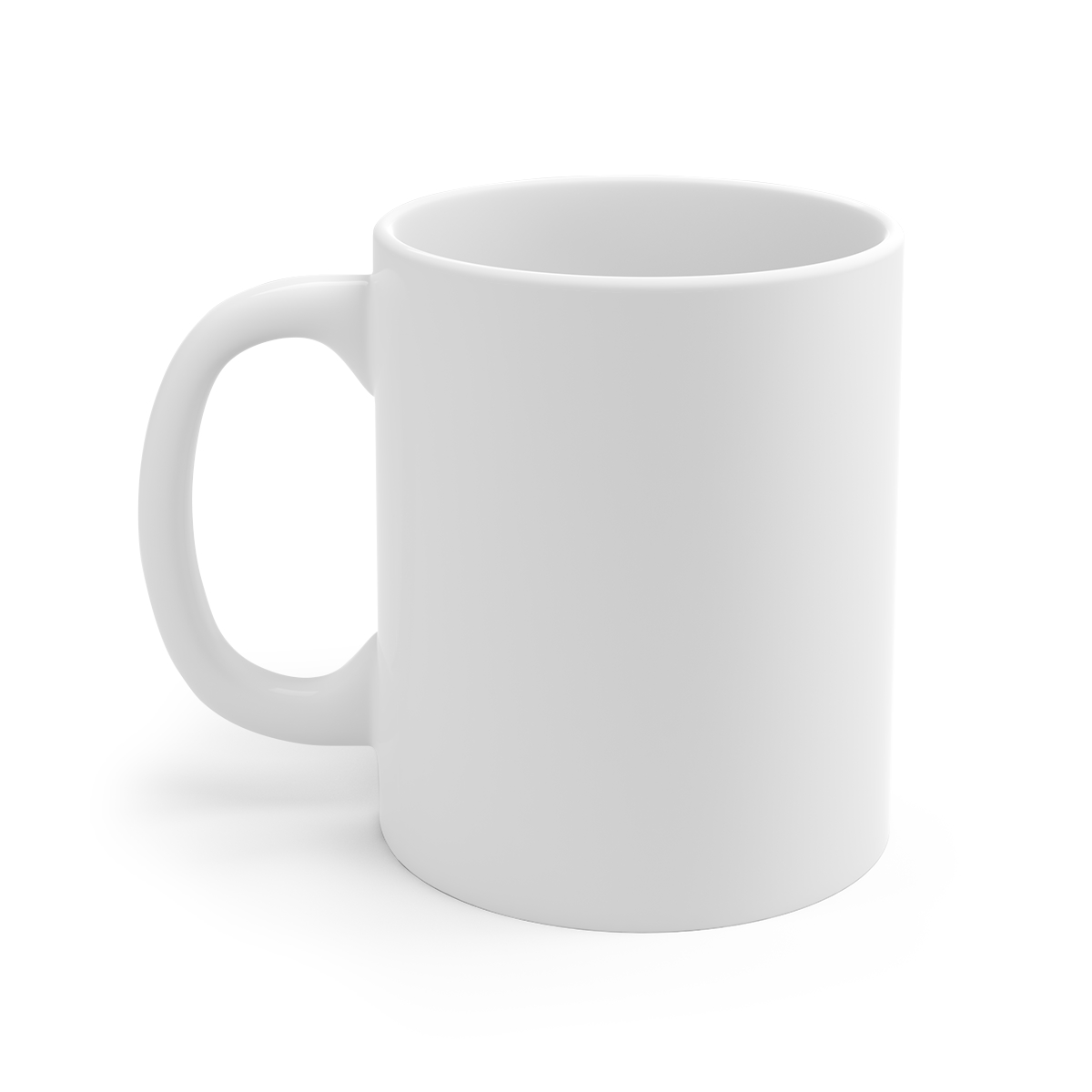 Smiling Man Portrait Mug | Black and White Retro Photo | Know Your Enemy Podcast - alternate angle 2, merchandise
