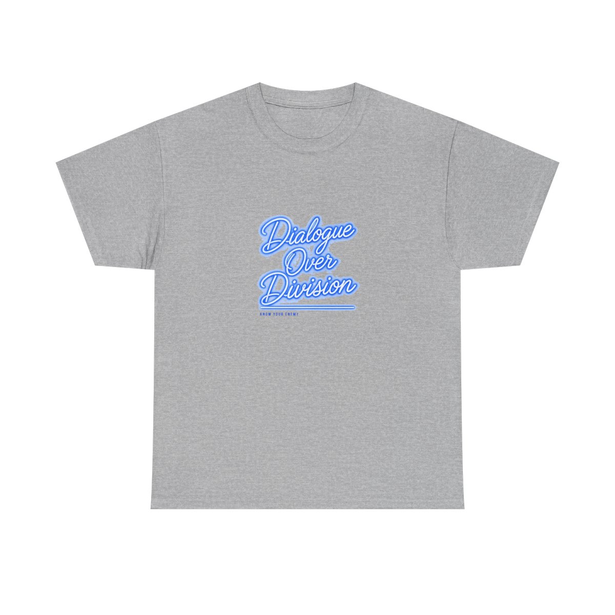 Know Your Enemy "Dialogue Over Division" Unisex Tee - alternate angle 4, merchandise