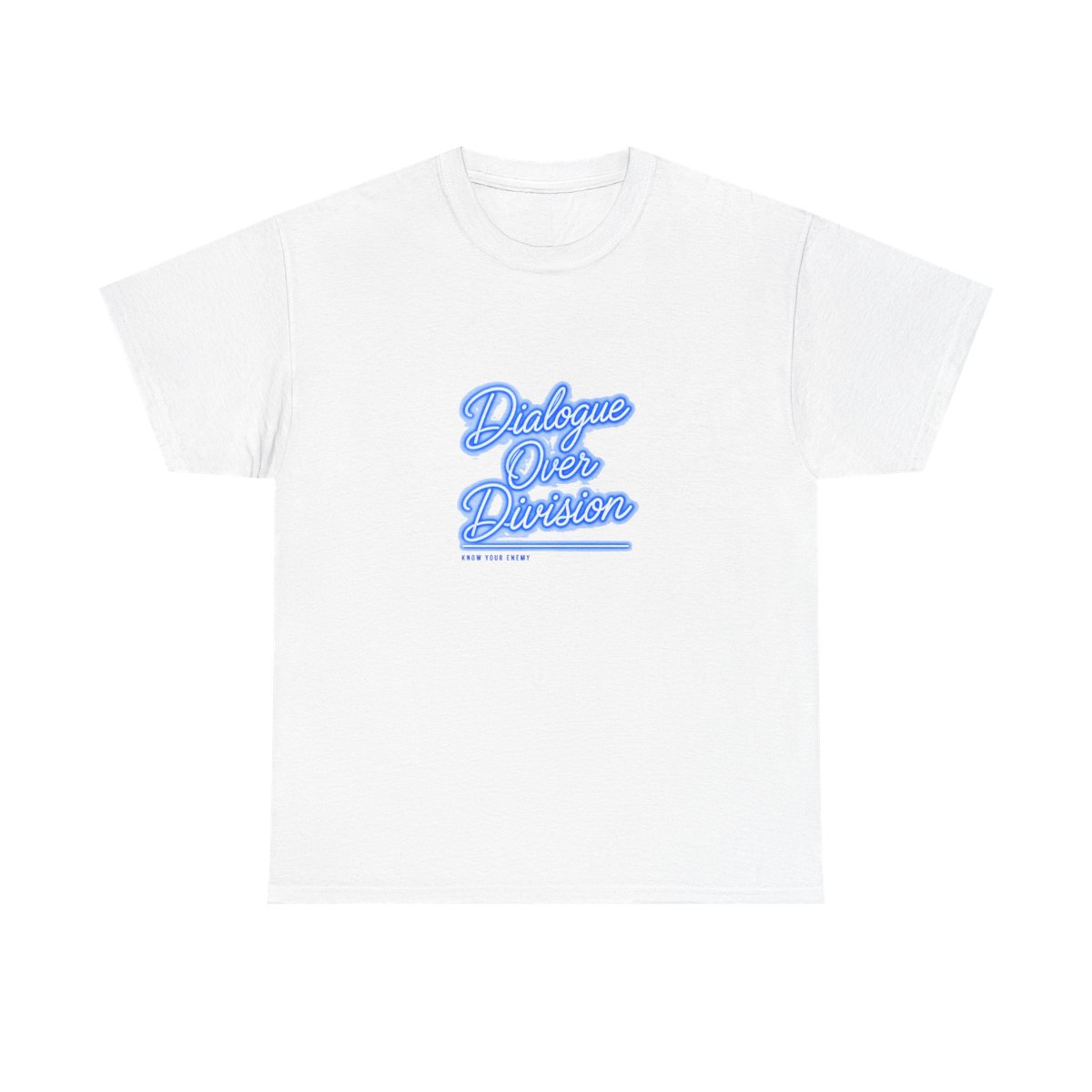 Know Your Enemy "Dialogue Over Division" Unisex Tee - alternate angle 5, merchandise